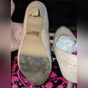 Qupid Light Rose blush baby doll heels